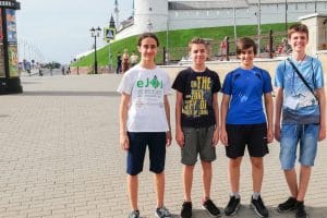 Младежкият отбор по информатика на eJOI 2018 в Русия
