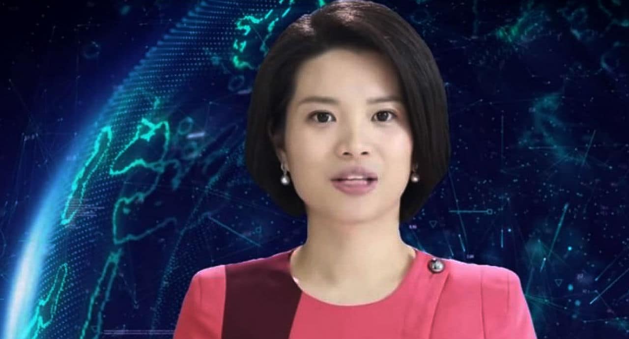 AI води емисията новини в Китай
