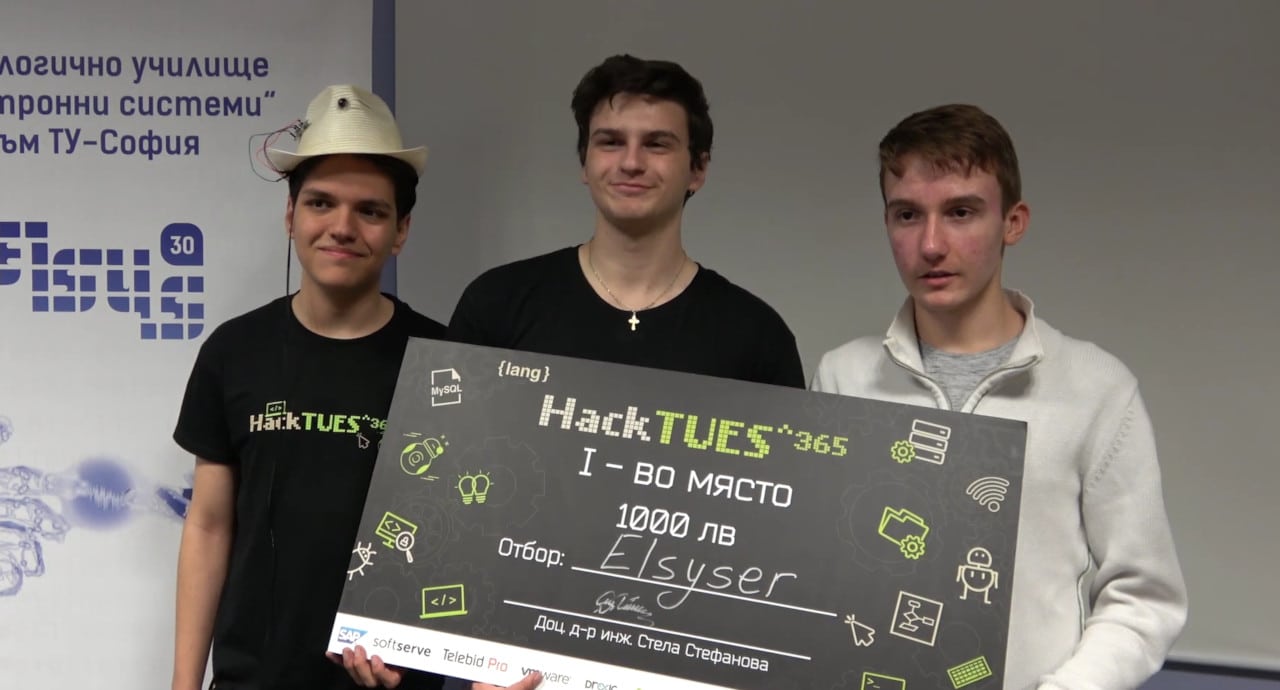 Победителите от HackTUES 2019 – Elsyser