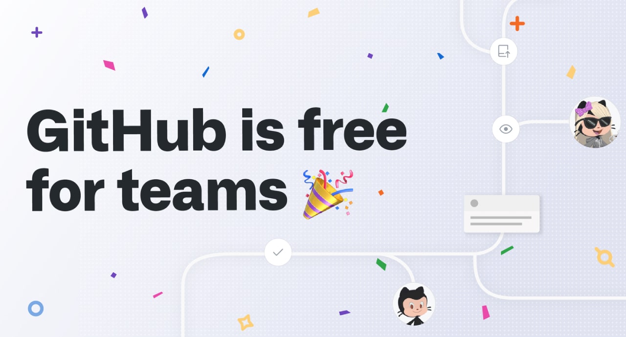 GitHub е безплатен за екипи