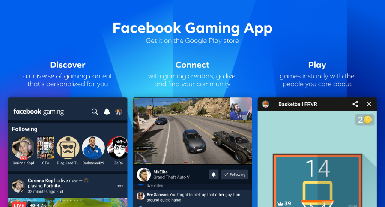 Facebook вече има отделно gaming приложение