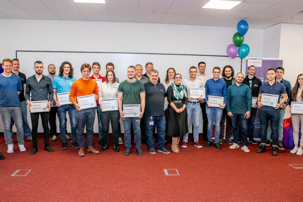 Академията за софтуерни специалисти Bosch ECS Career Camp приключи успешно
