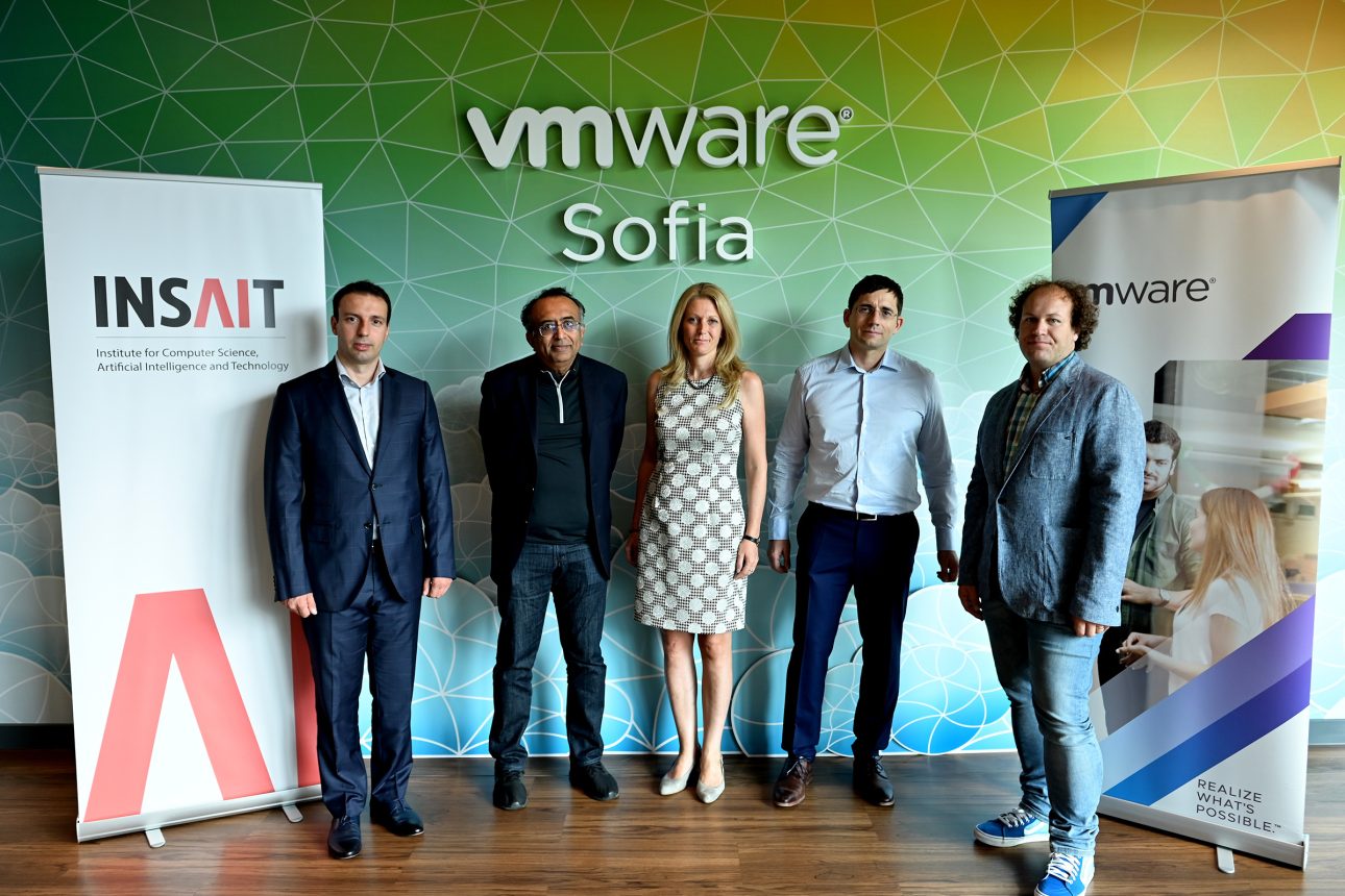 VMware подкрепя INSAIT с грант от 1,5 млн. долара, за да стимулира тех иновации в България и Европа