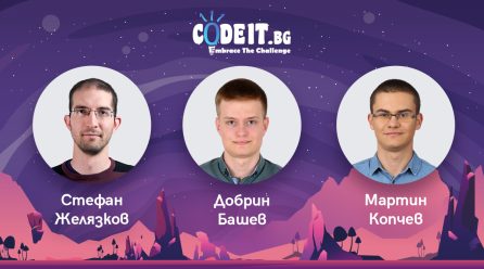 Екипът на CodeIT 2023: Три Mомчета в Света на Състезателното Програмиране