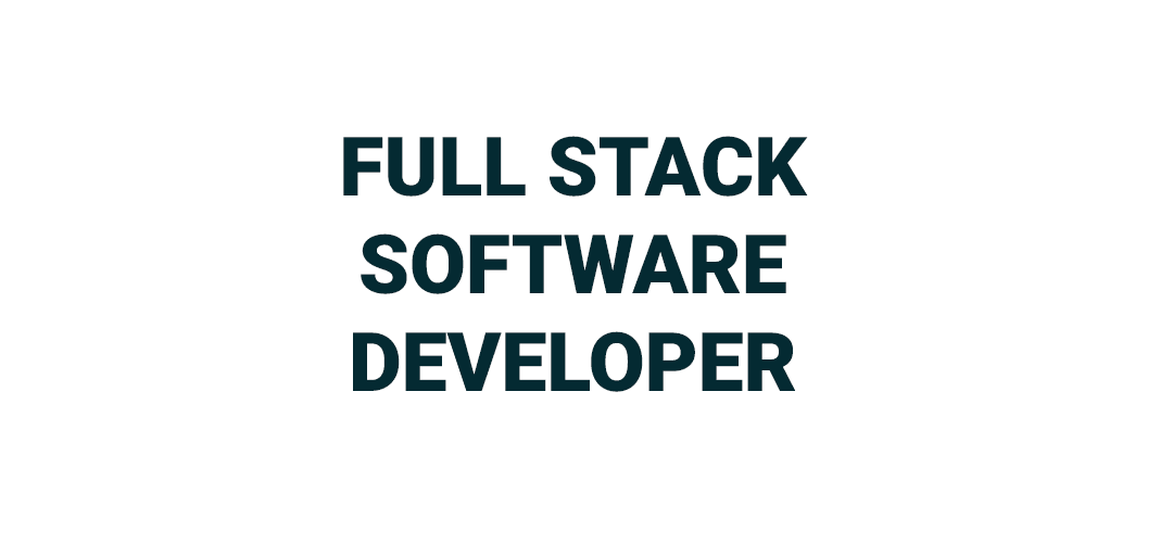 Full Stack Software Developer