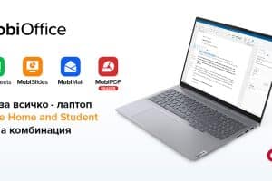 Лаптоп с MobiOffice – готово пакетно решение за учене и работа