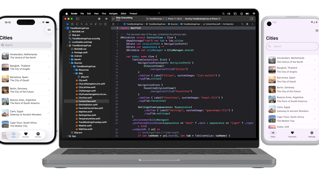 Skip става безплатен и open source: един Swift код за iOS и Android