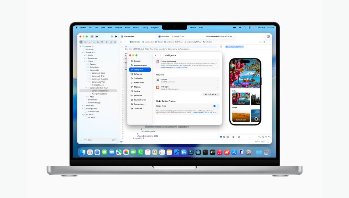 Xcode 26.3 разширява AI възможностите с agentic coding